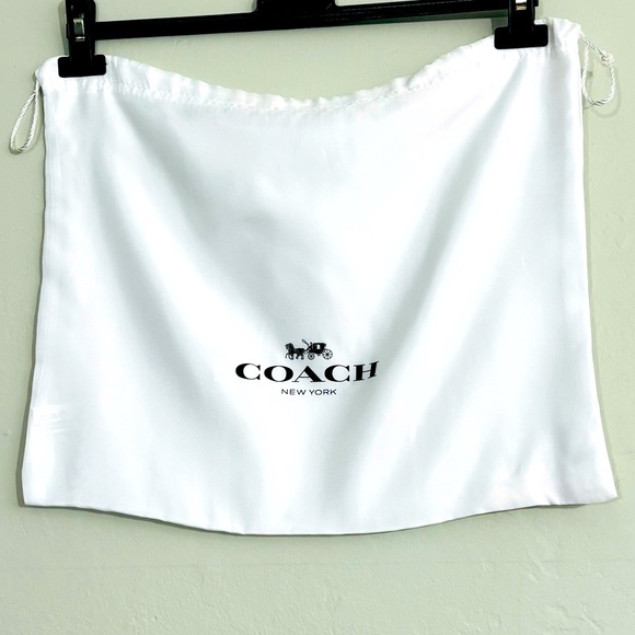 White Coach drawstring dust bag NWOT - Picture 1 of 3